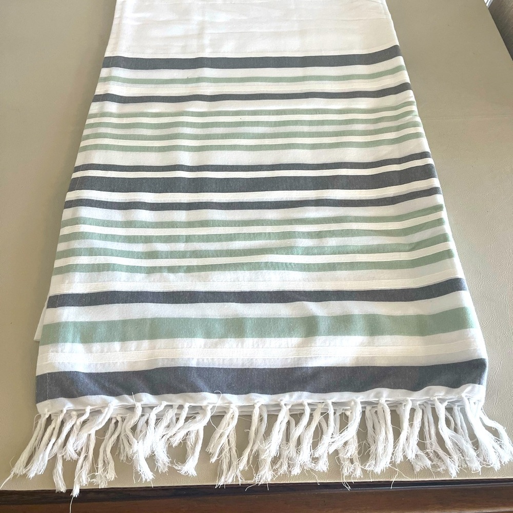 Cotton Stripe Shower Curtain